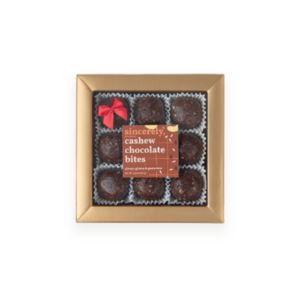 cashew chocolate bites gift box
