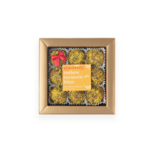 cashew turmeric bites gift box